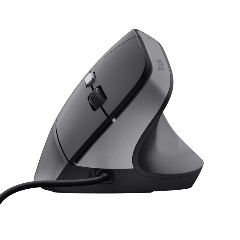 Detalle 2 de Trust Bayo II: Ratón vertical Ergonómico para mano derecha, 2400 DPI, USB