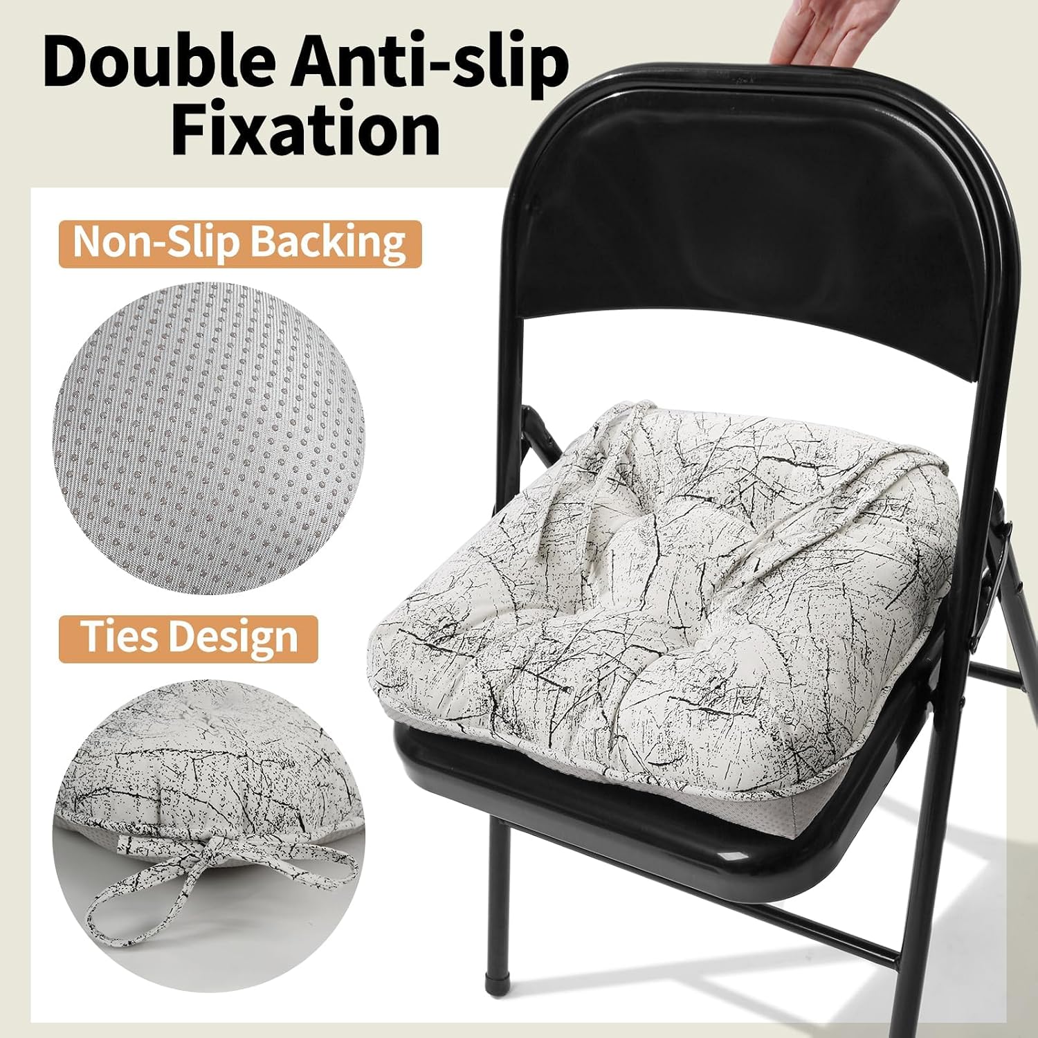 Detalle 1 de Glyzia Dining Chair Cushion 16 x 16 x 3 in