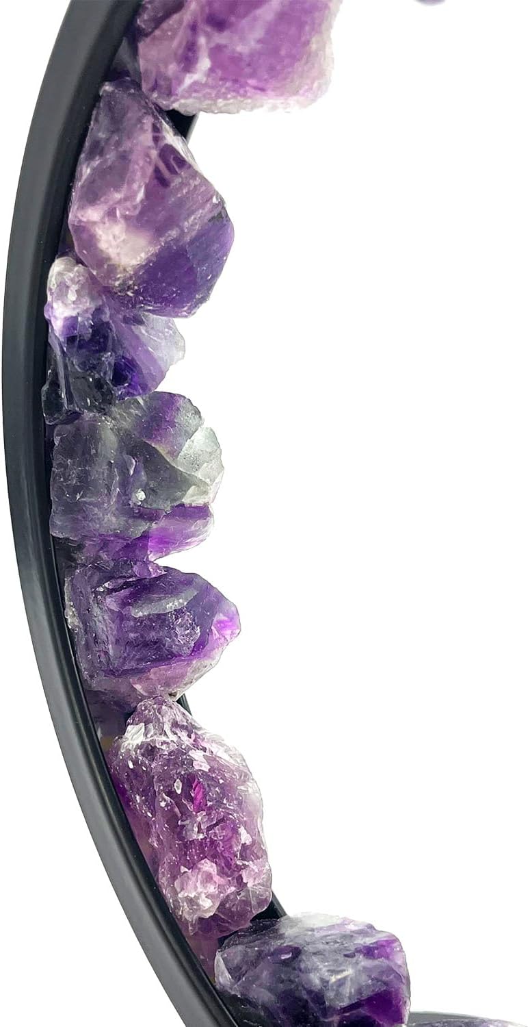 Thumbnail 6 de Cello Gleneagles Circle Earth LED Natural Crystal Lamp with Purple Fluorite (Dimmable)