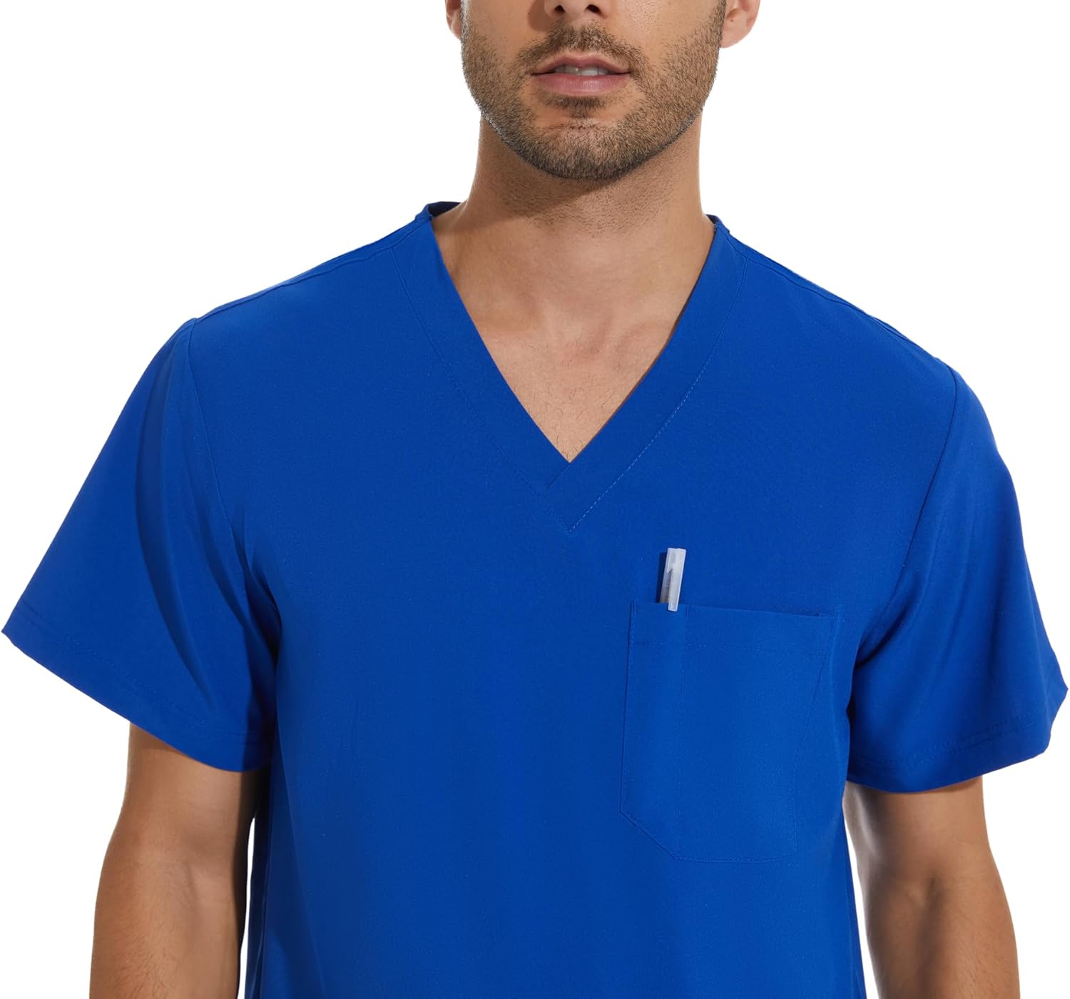 Thumbnail 3 de COZYFIT Men Scrubs Set - Stretch V-Neck Scrub Top & Jogger Pant with 8 Pockets