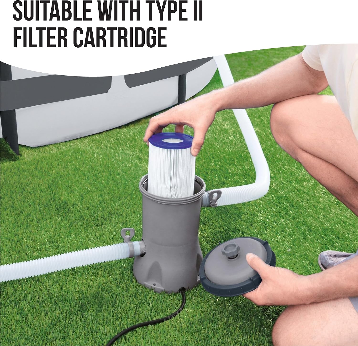 Thumbnail 3 de Bestway Filter Pump 3,028 L Above Ground Pool
