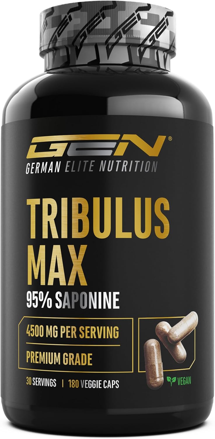 Detalle de Tribulus Max – 180 Kapseln hochdosiert (10:1, 4500 mg/Tag) – vegan & ohne unnötige Zusätze