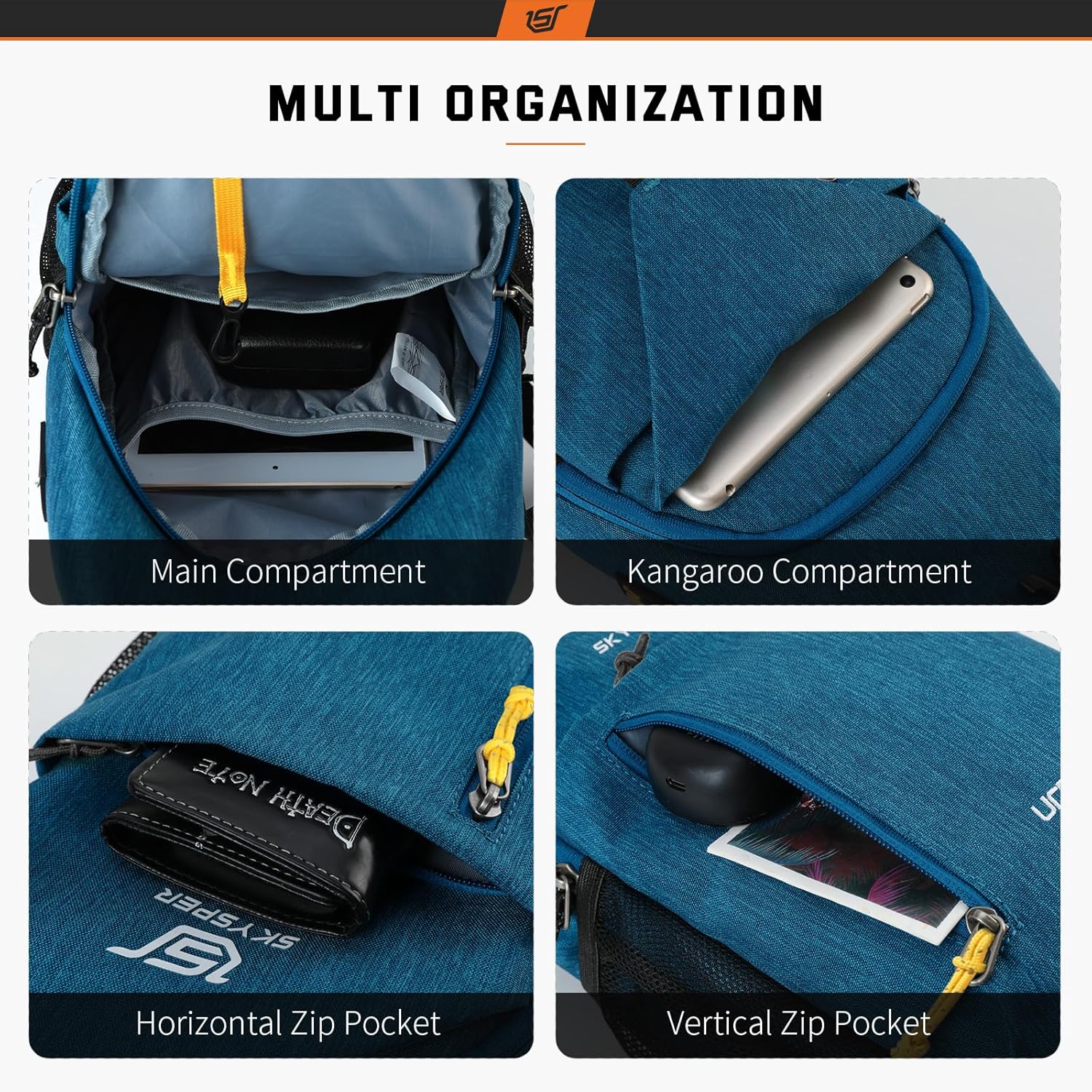 Thumbnail 1 de SKYSPER Sling Bag Urban ex – Leichte Schulter-/Brusttasche für Outdoor und Alltag