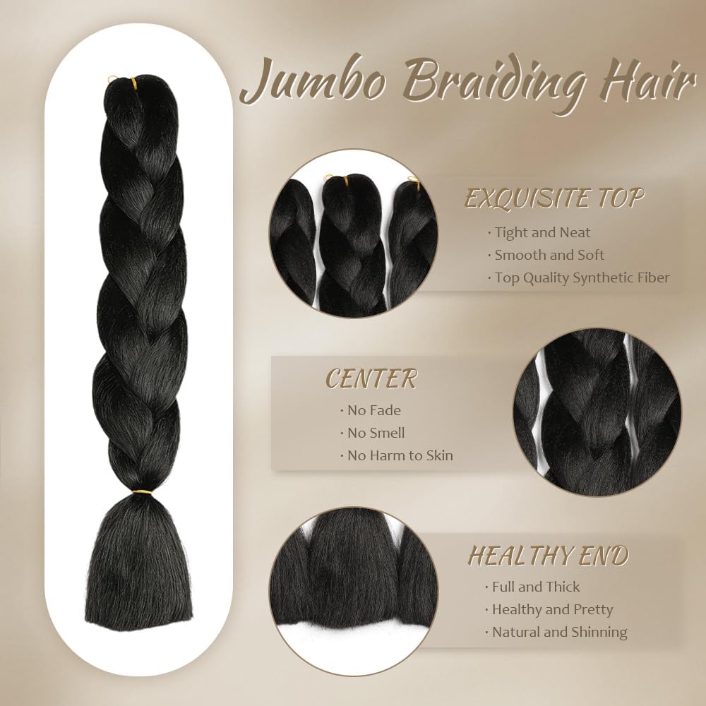 Detalle de ShowJarlly Treccia Jumbo 24 pollici