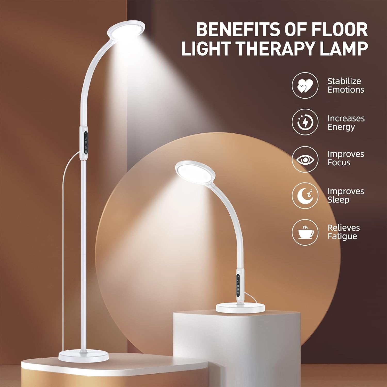 Detalle 2 de FBBJFF 11000 Lux Light Therapy Lamp ⚡