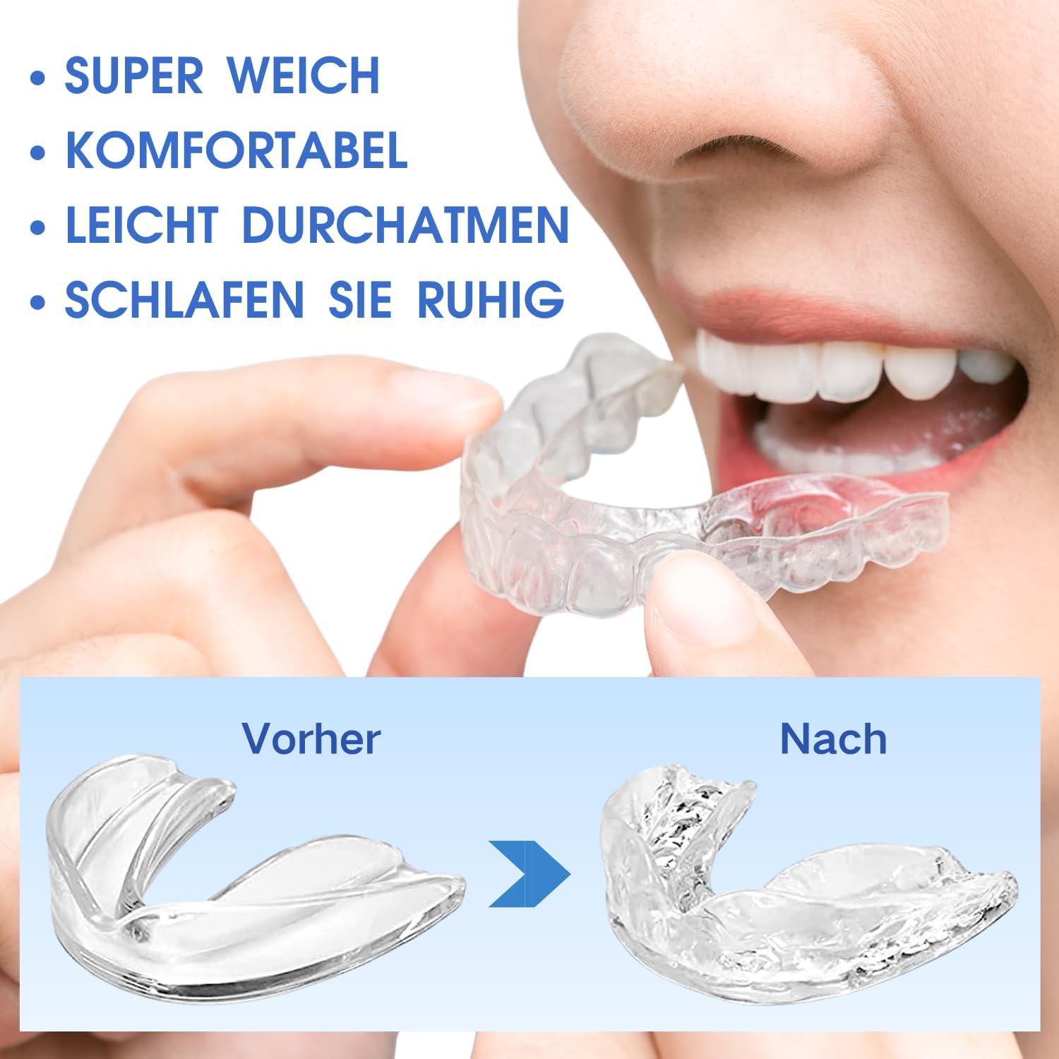 Thumbnail 4 de Knirscherschiene Nacht Zahnschiene 4er-Pack