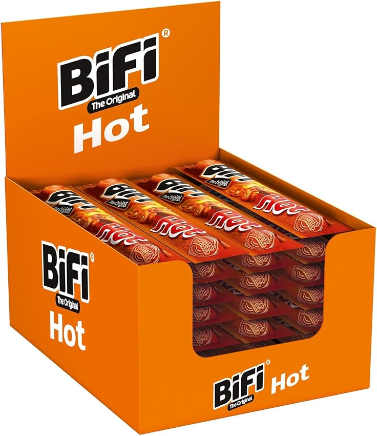 BiFi Original Tiras de salami picante 🌶️ 40x20 g