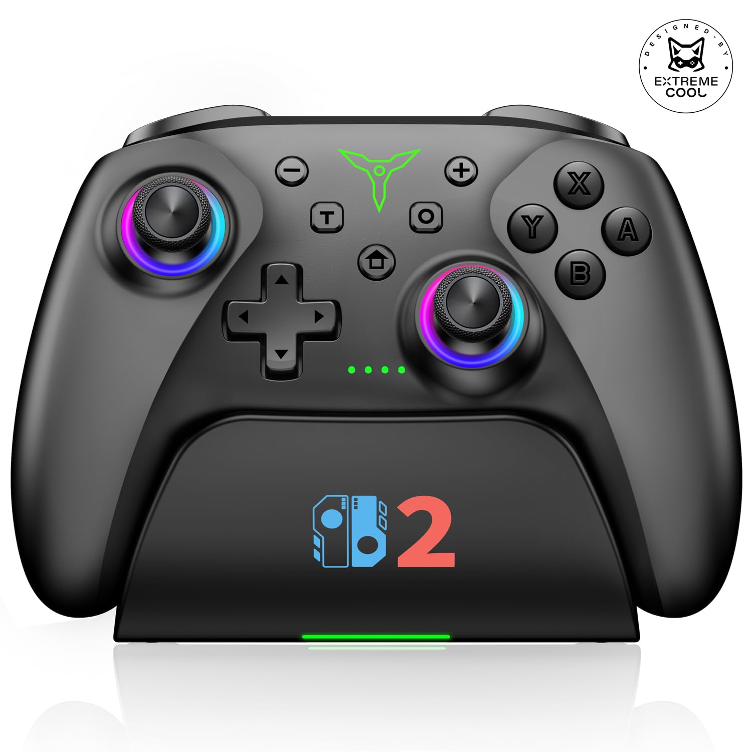 Thumbnail 6 de BEBONCOOL Gaming Switch Controller – Pro-Controller mit Hall-Joystick, Turbo, Gyro & dynamischer Beleuchtung