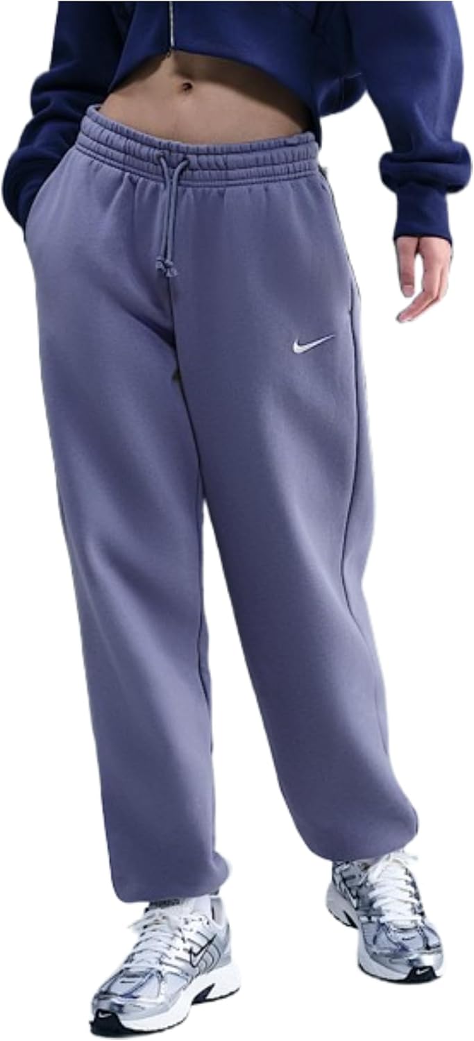 Detalle de Nike W NSW PHNX FLC HR OS PANT 2 FZ5996-410 – damskie spodnie dresowe z polaru