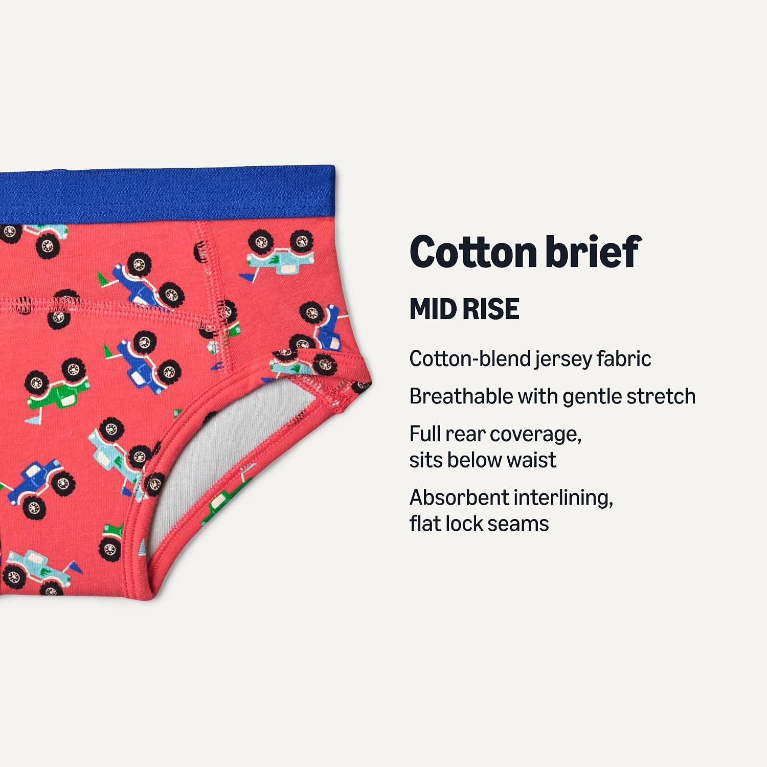Thumbnail 1 de Amazon Essentials Unisex Toddlers' Cotton Training Underwear, Pack of 4