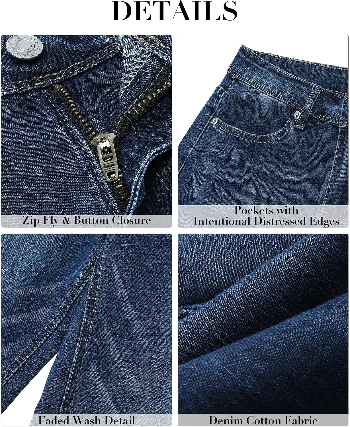 Thumbnail 6 de GRAPENT Women's Jeans High-Rise