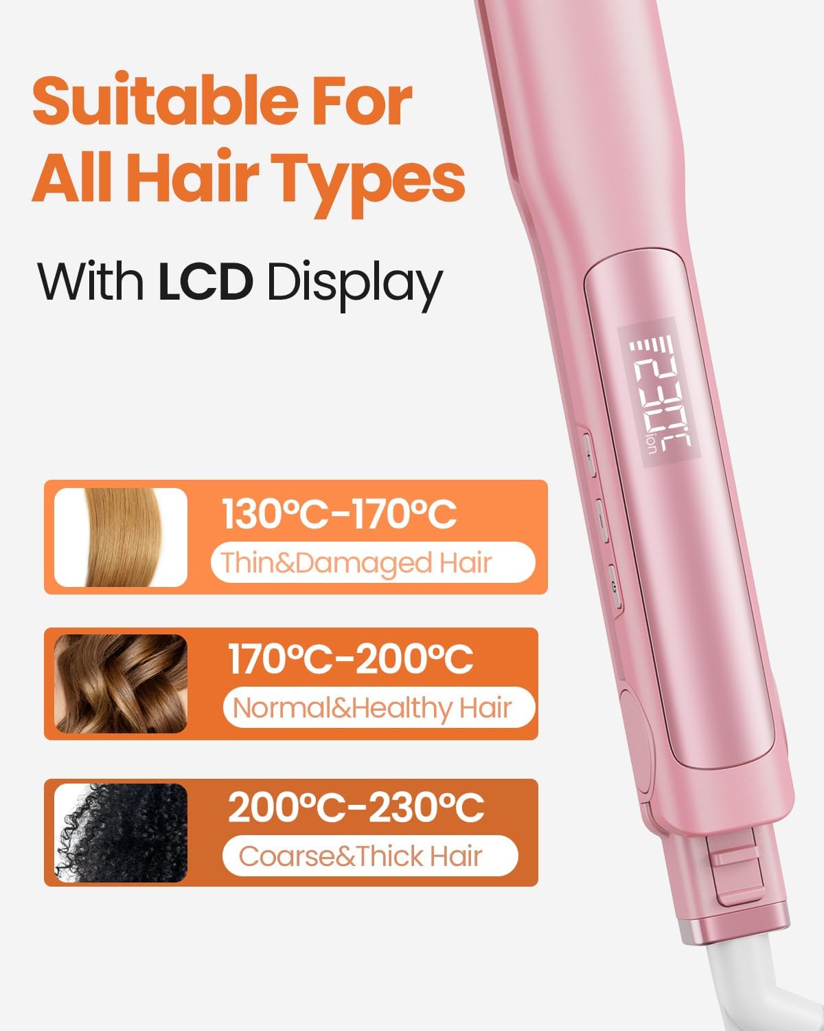 Thumbnail 4 de Faszin Hair Straighteners with Ionic Titanium Plate