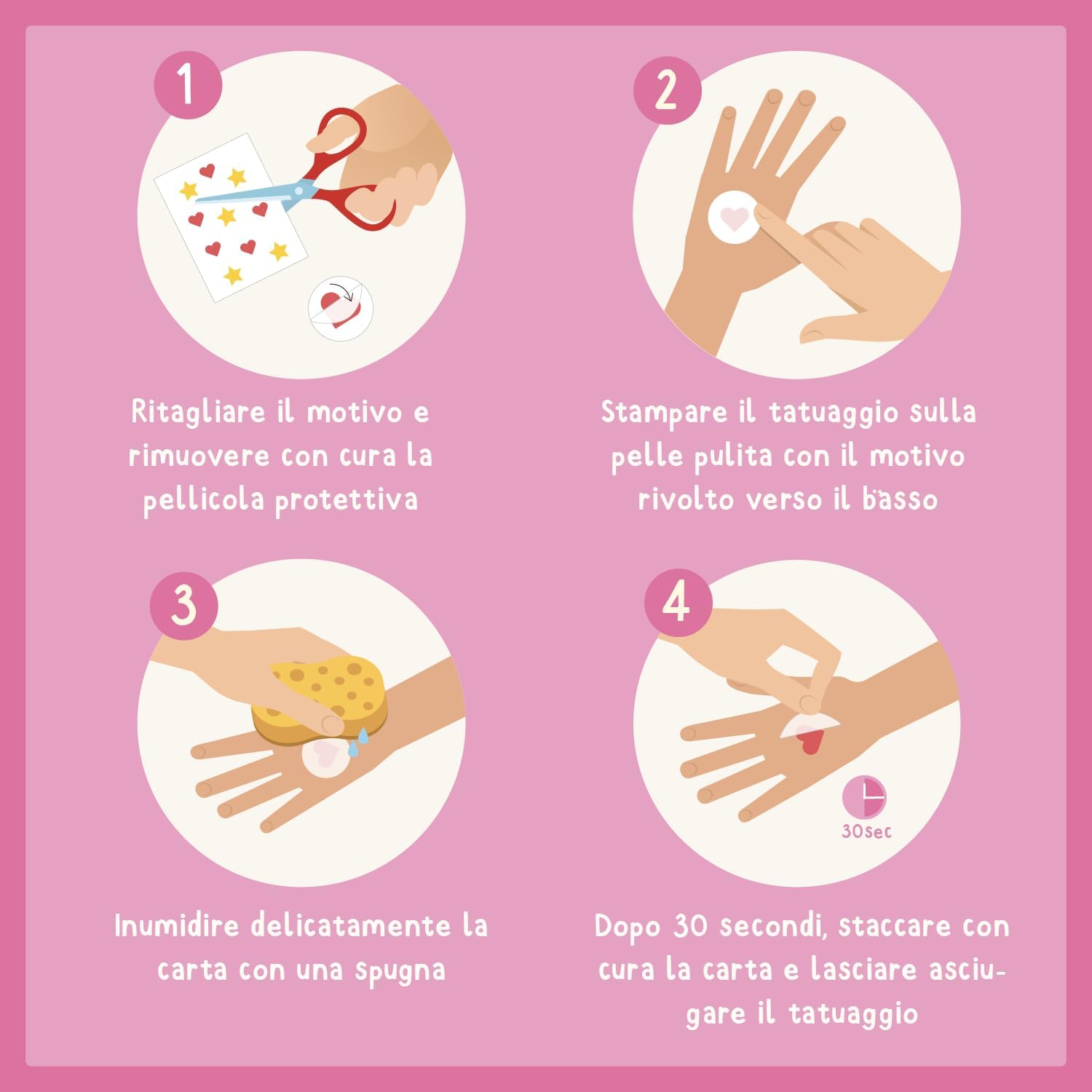 Thumbnail 3 de Famifidus 120 tatuaggi per bambini: set di tatuaggi temporanei skin-friendly per feste e compleanni