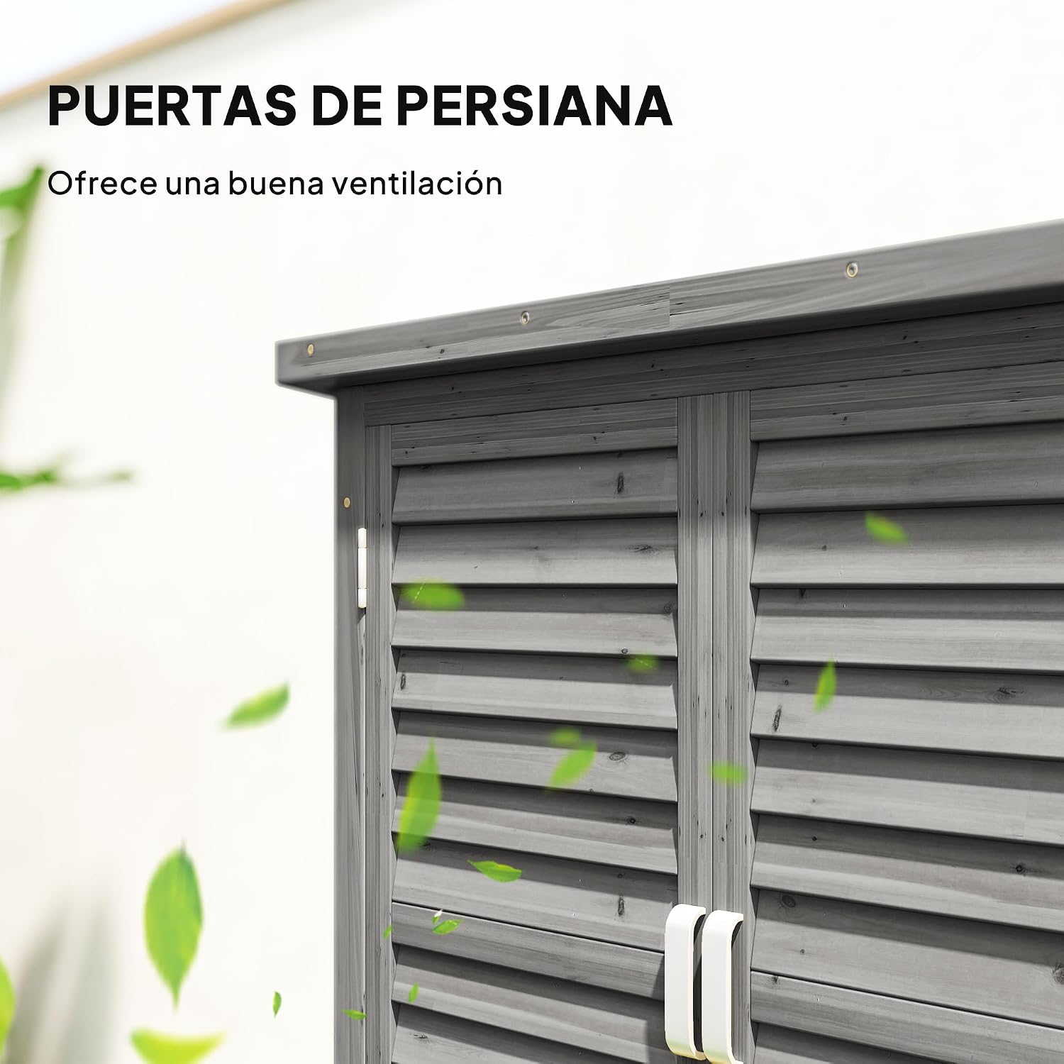 Thumbnail 2 de Outsunny Cobertizo de madera 87x46,5x96,5 cm