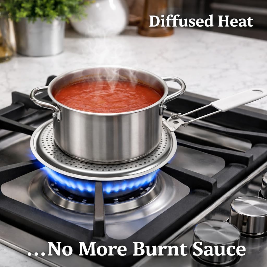 Detalle de HIC Kitchen Heat Diffuser Stainless Steel