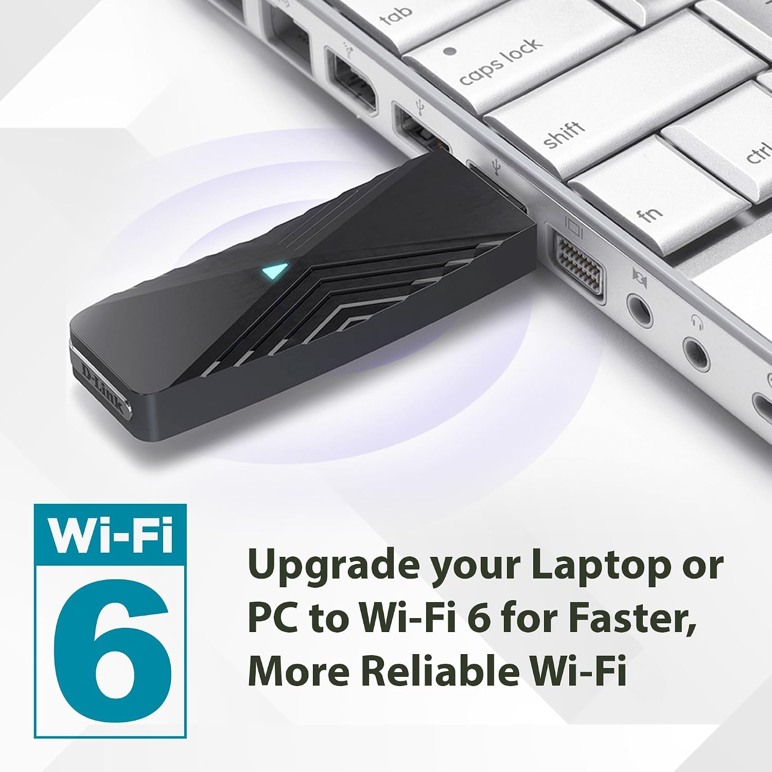 Thumbnail 2 de D-Link DWA-X1850 AX1800 USB Wi‑Fi 6 Adapter