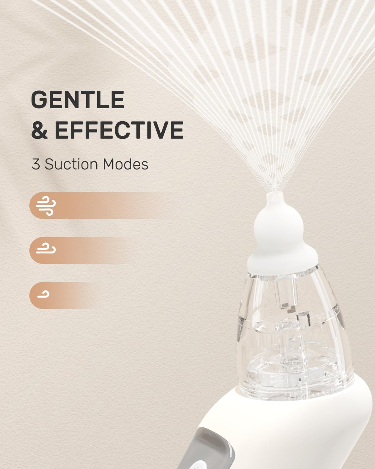 Thumbnail 2 de Electric Nasal Aspirator for Baby with 3 Silicone Tips