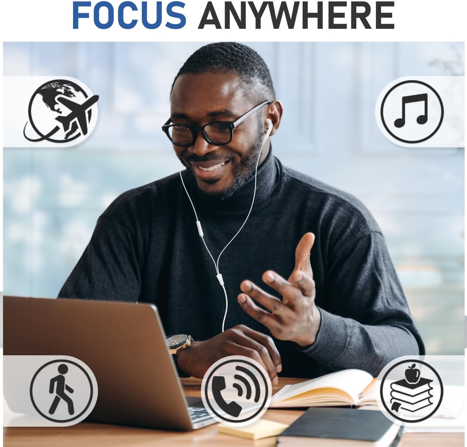 Thumbnail 6 de Ludos FEROX wired earbuds with microphone