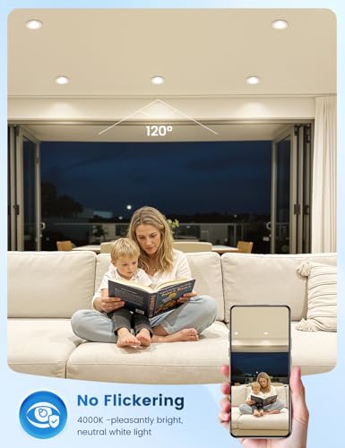 Thumbnail 5 de 6 Pack Downlight LED empotrable QOJUX 5W 4000K IP44, 800 lúmenes, 230V, no regulable