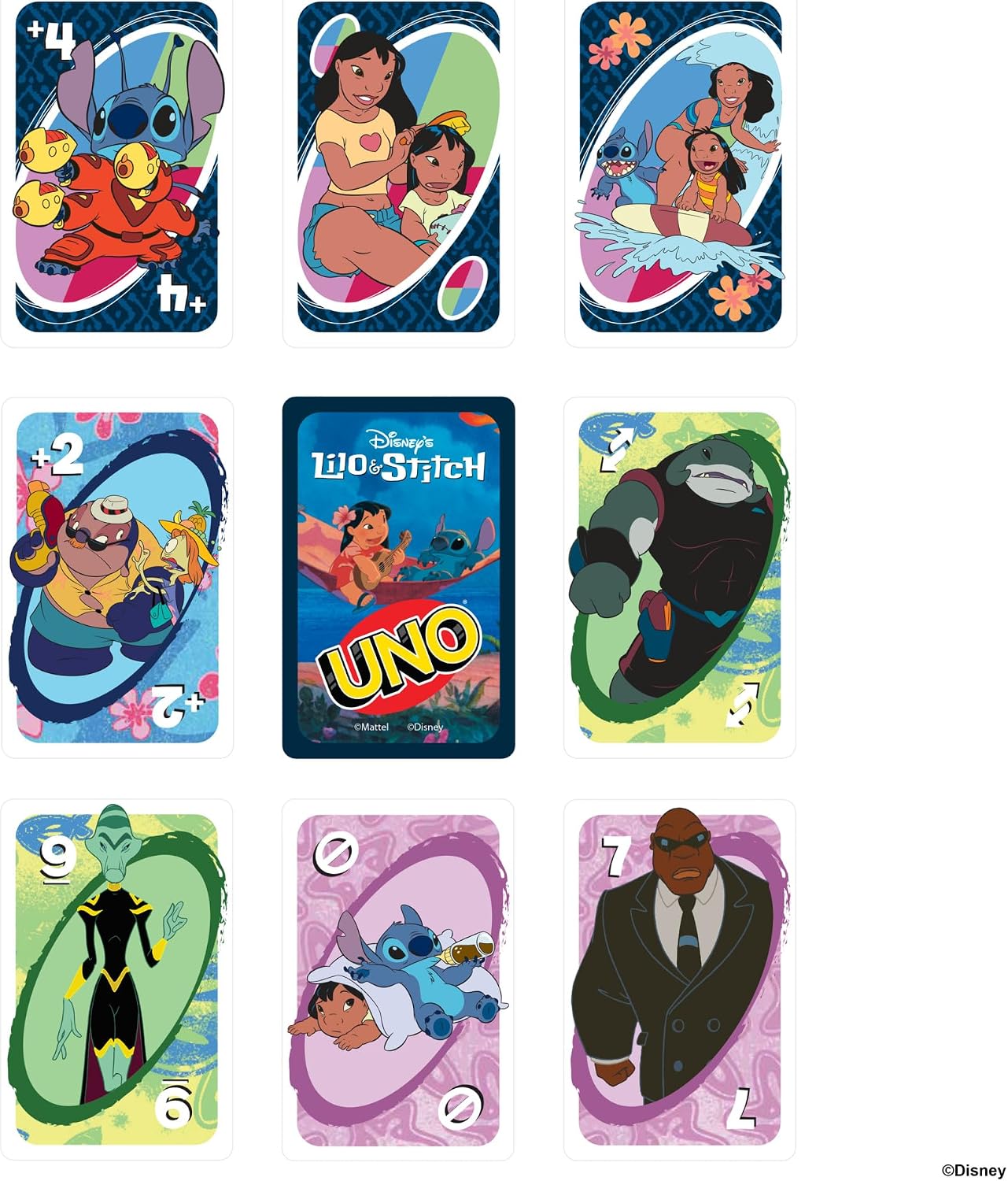 Detalle de Mattel UNO Lilo et Stitch, JCC10