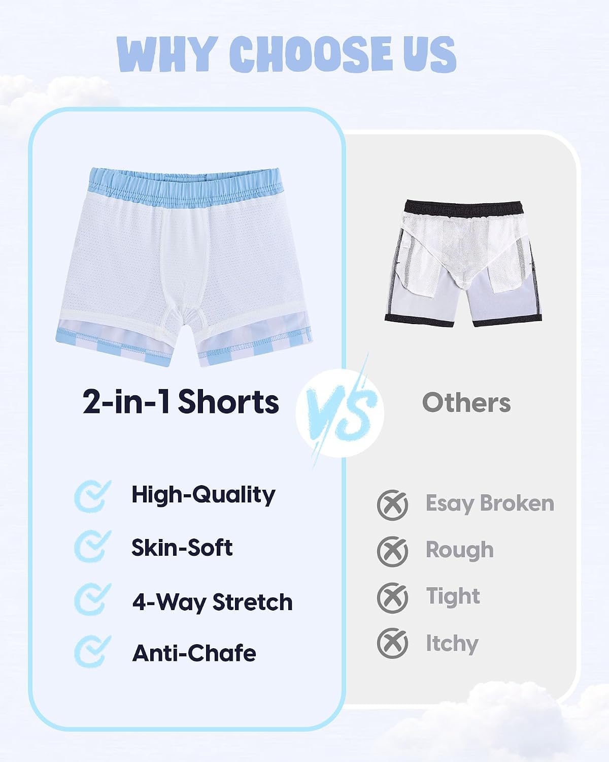 Thumbnail 3 de maamgic Boys Swim Trunks with Boxer Brief Liner — Recycled Silky-Smooth Toddler Swim Shorts