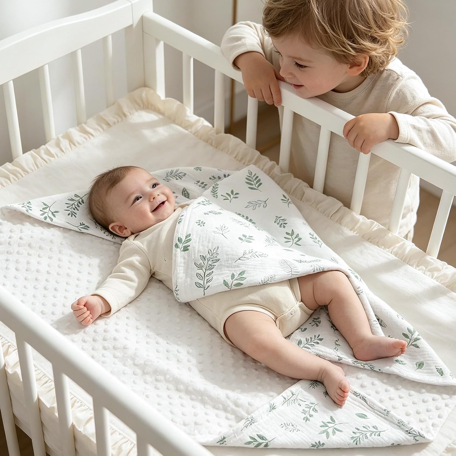 Thumbnail 6 de Muslin Baby Blanket Set, 40 x 40 Inches