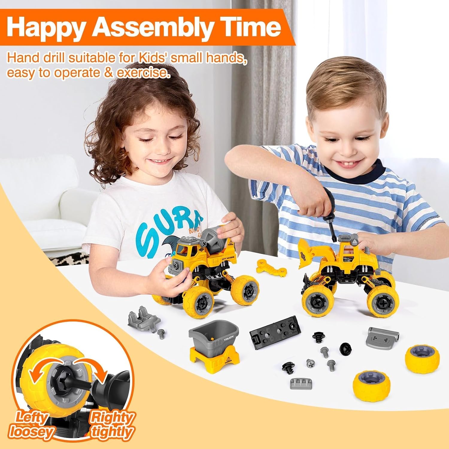 Detalle de LUDILO Take-Apart Construction Toy Set, 4-Piece