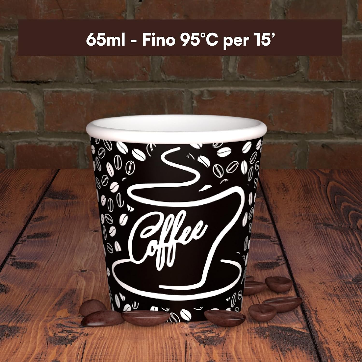 Detalle de Eurocali 1000 bicchierini caffè 65 ml
