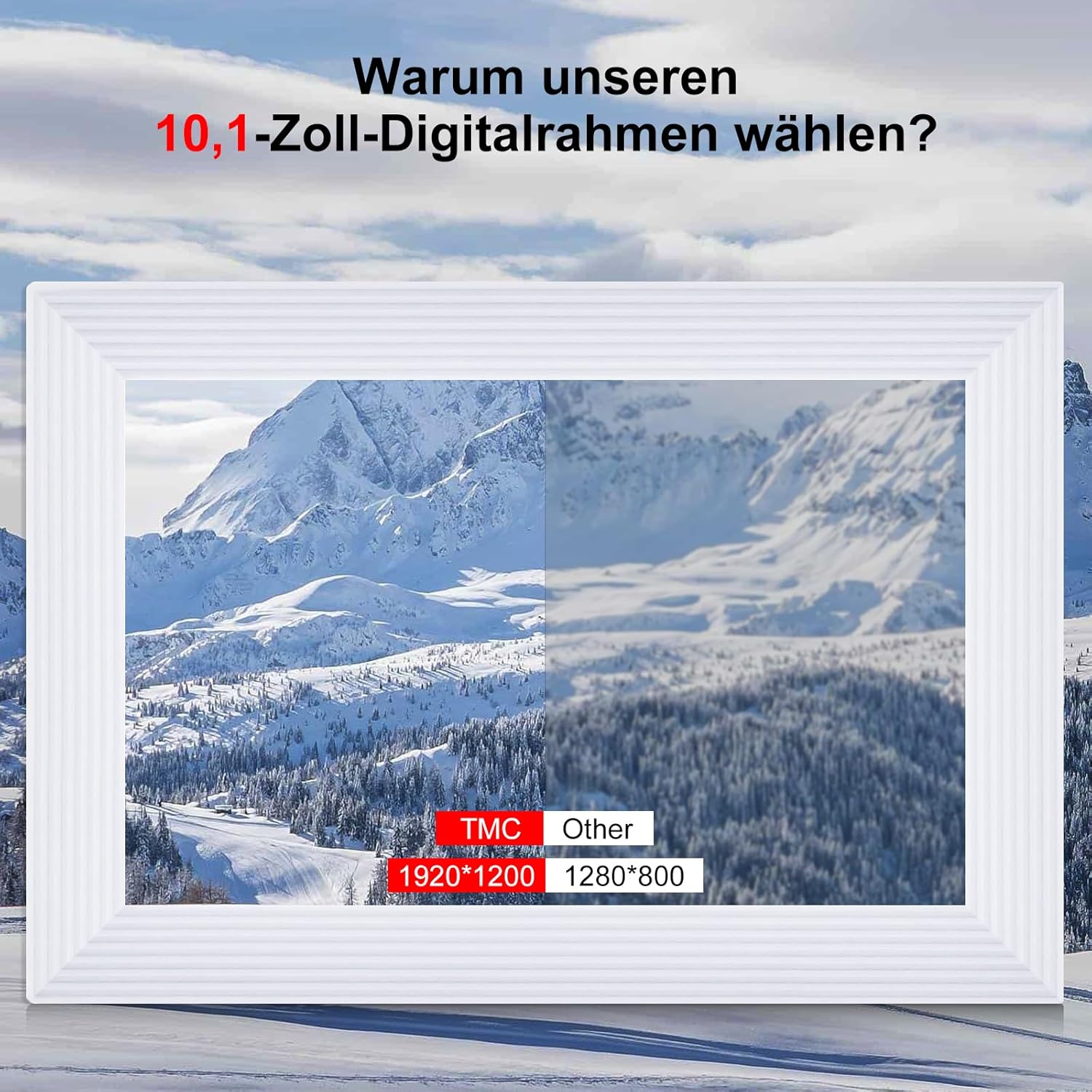 Thumbnail 2 de Frameo Digitaler Bilderrahmen 10,1 Zoll