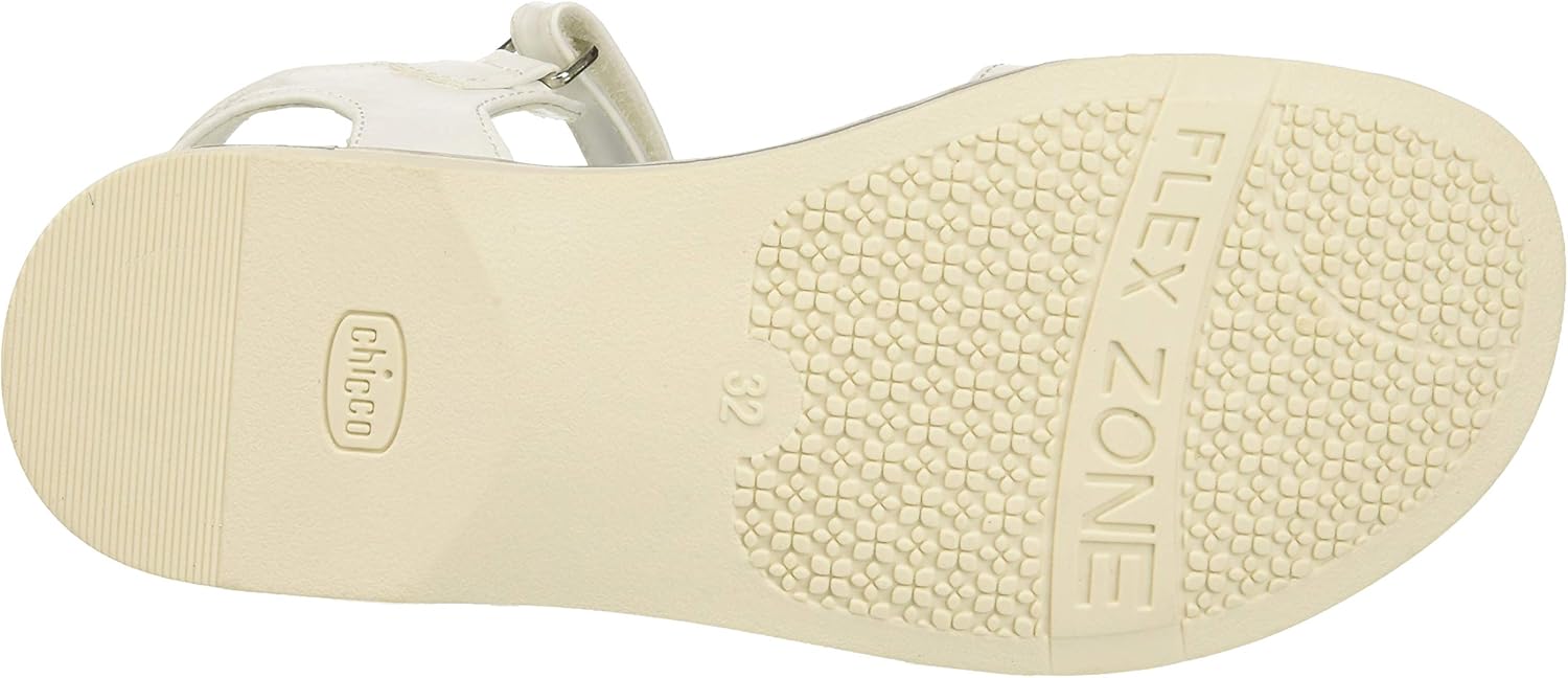 Detalle de Sandales Chicco à Double Velcro pour Fille – Confort léger et respirant, conçues en Italie