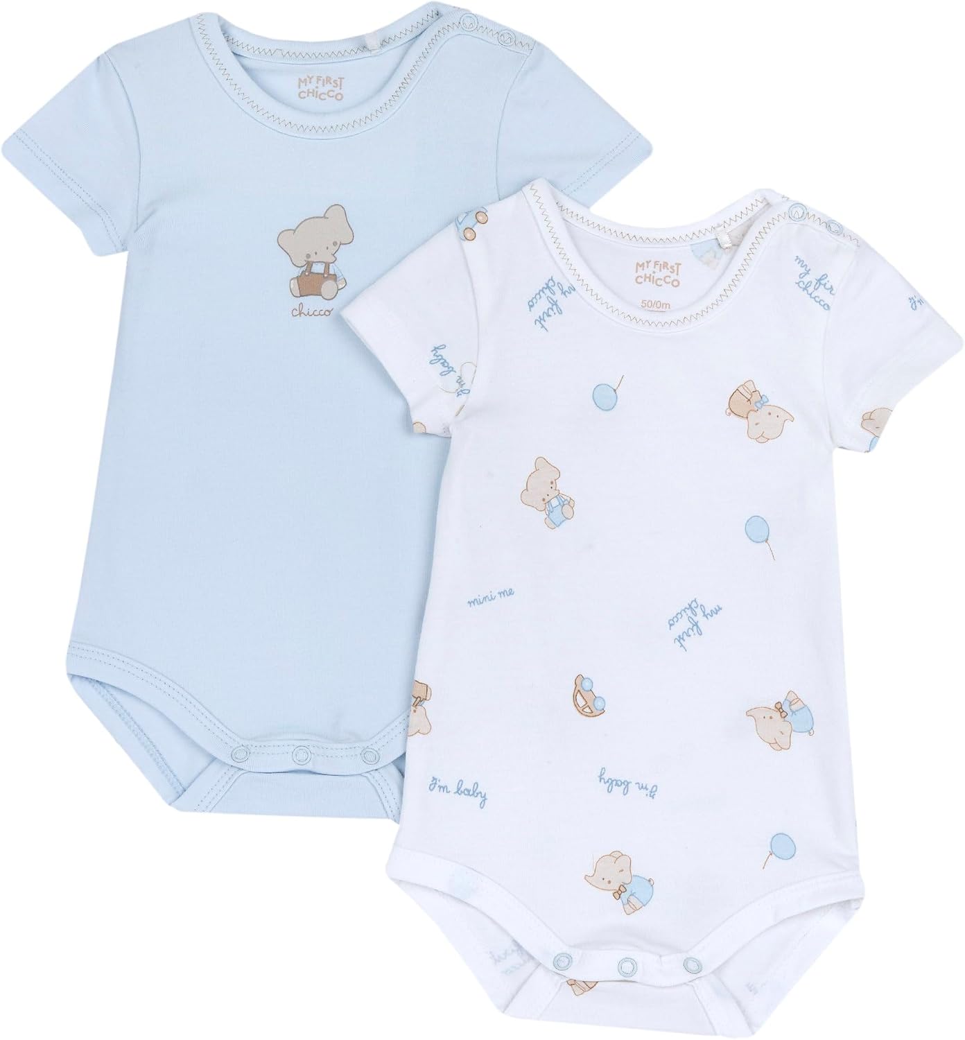 Detalle de Chicco Body Aperto Sulla Spalla Pigiamino Neonati e Bambini Unisex 0-24 mesi – Pacco da 1
