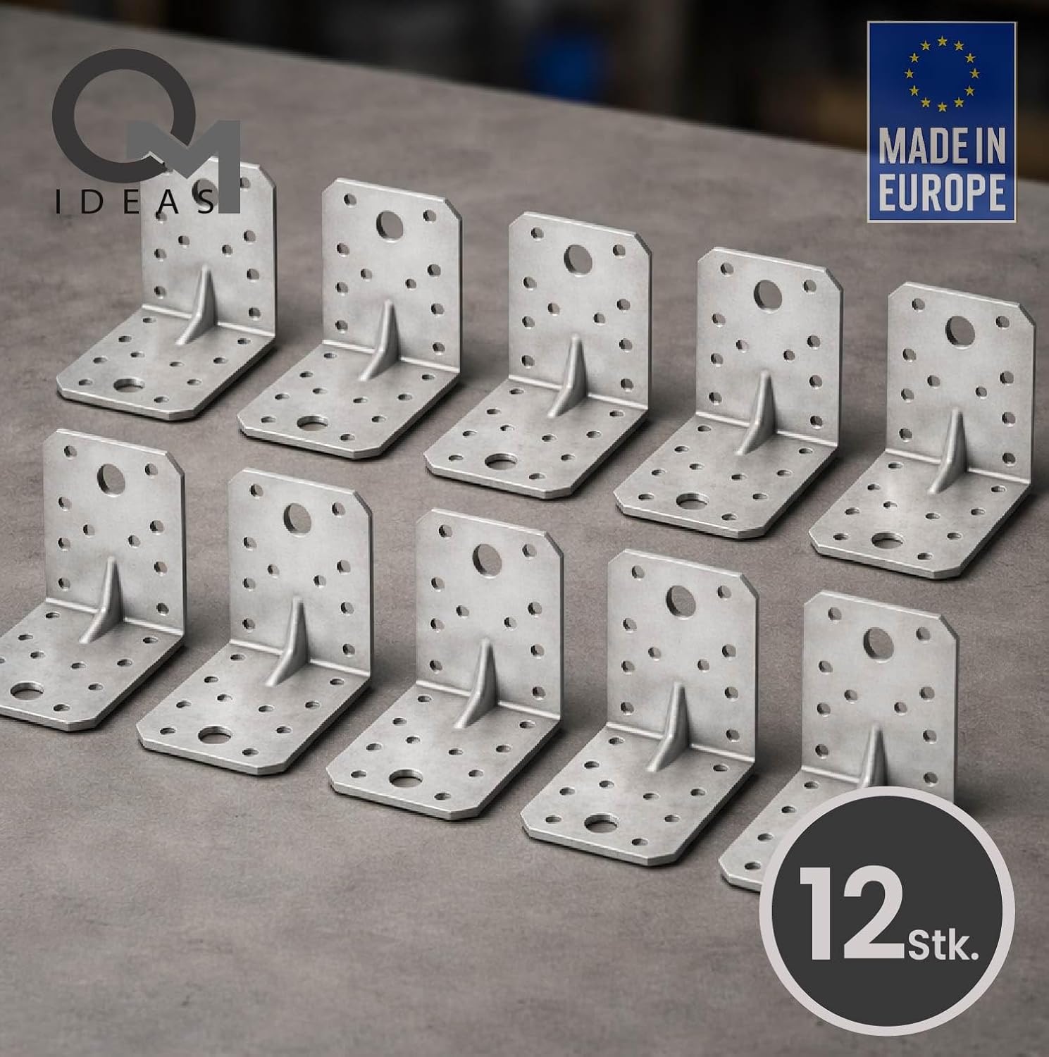 Thumbnail 2 de OMIDEAS Winkelverbinder 12er Set 70 mm