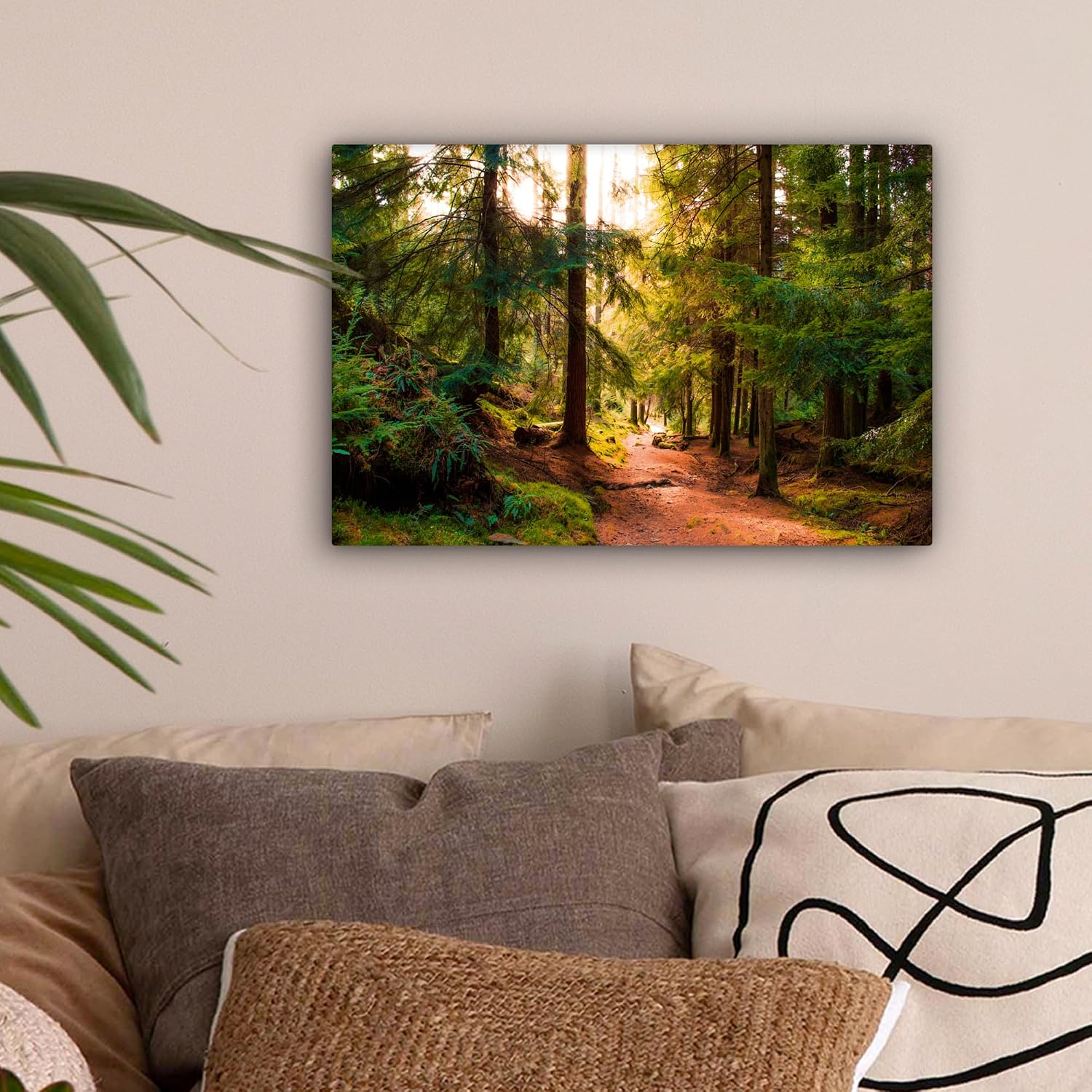Thumbnail 5 de MuchoWow Impression sur Toile 30x20 cm Decoration Murale