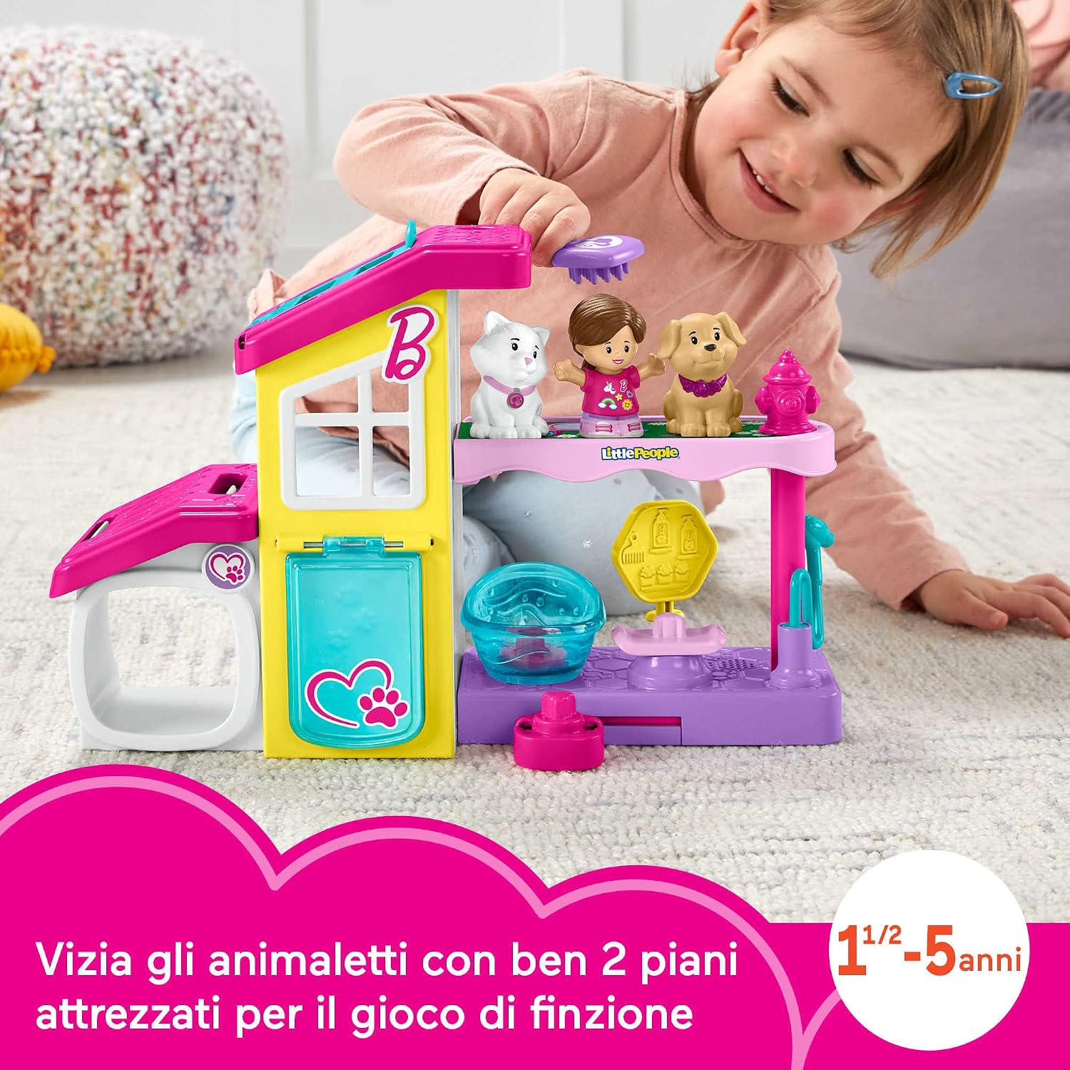 Thumbnail 1 de Little People Barbie Centro Benessere dei Cuccioli