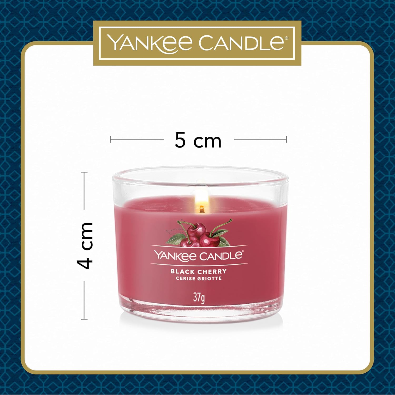 Detalle de Yankee Candle Coffret cadeau: 9 bougies votives en verre – 9 parfums variés