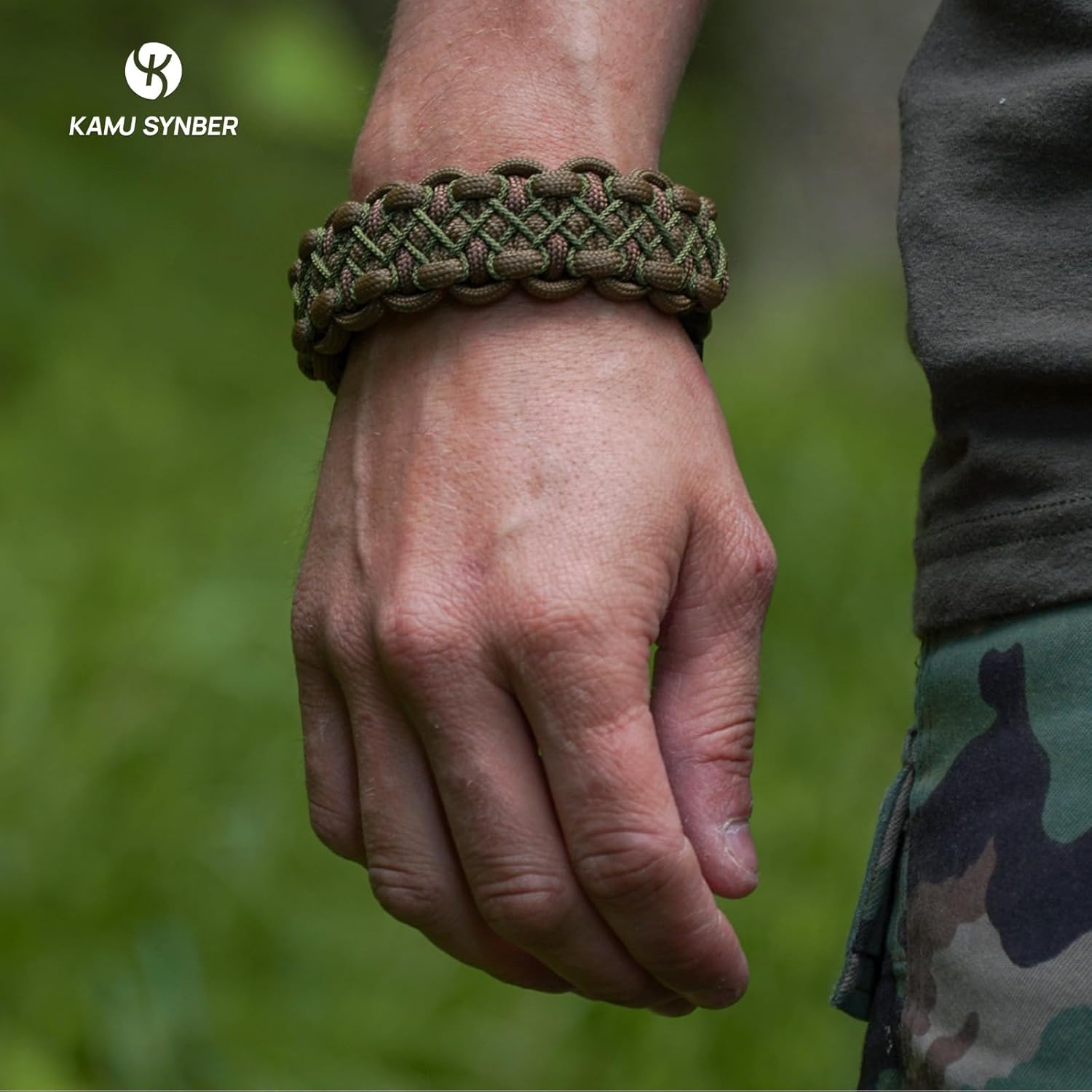 Thumbnail 4 de Kamu Synber Paracord 2mm | 30 m Nylon-Seil mit 3 Kernsträngen, Tragkraft 90 kg – Orange