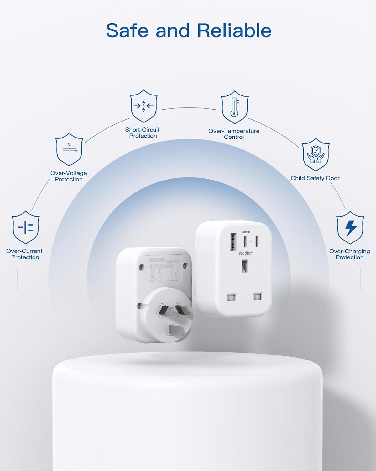 Thumbnail 6 de UK to Australia Plug Adapter 4-in-1 with 3 USB Ports 🔌