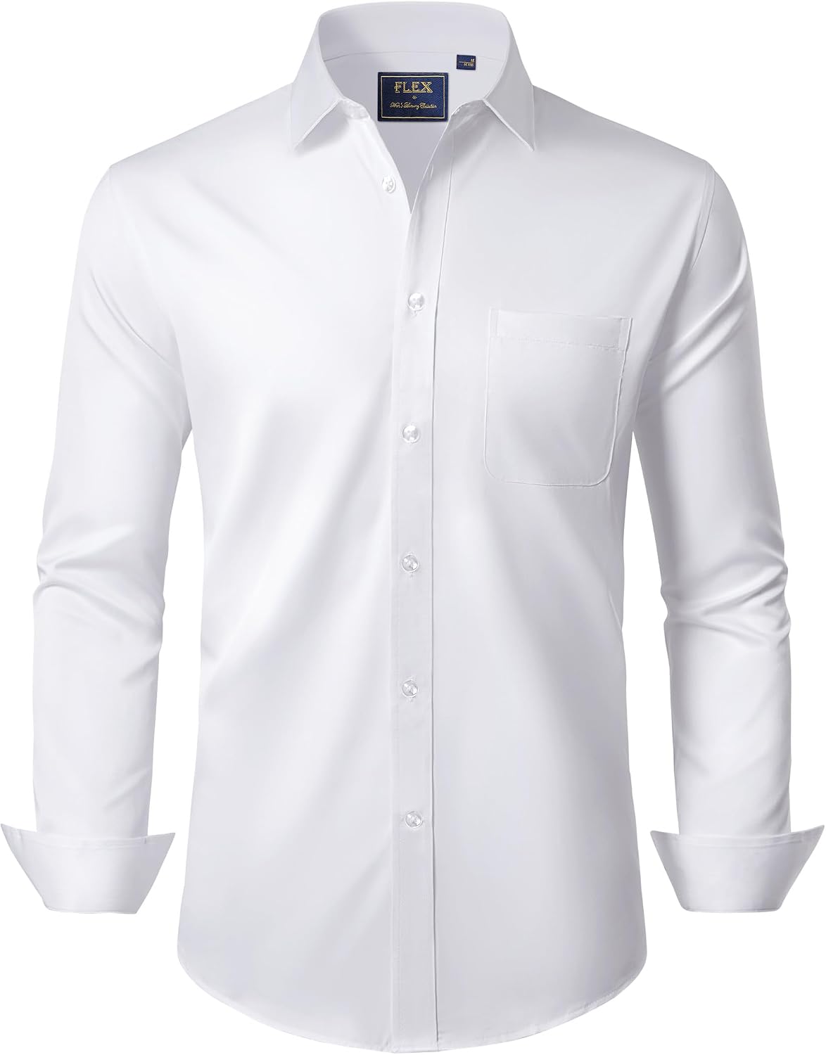 Detalle de J.VER Hemd Herren Langarm Regular Fit Stretch