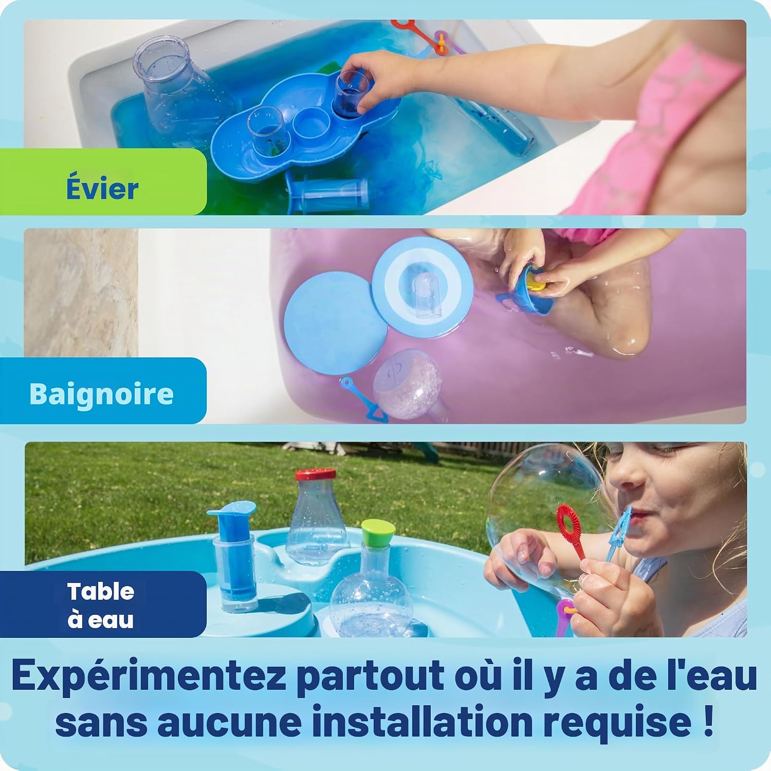 Detalle de Learning Resources Laboratoire Aquatique Splashology – Kit scientifique sur l’eau