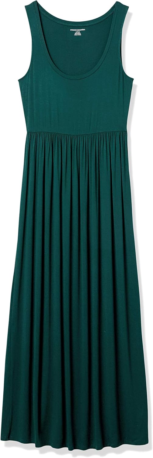 Detalle de Amazon Essentials Damen Tailliertes Maxi-Kleid (Übergröße) – Viskose-Stretch Jersey