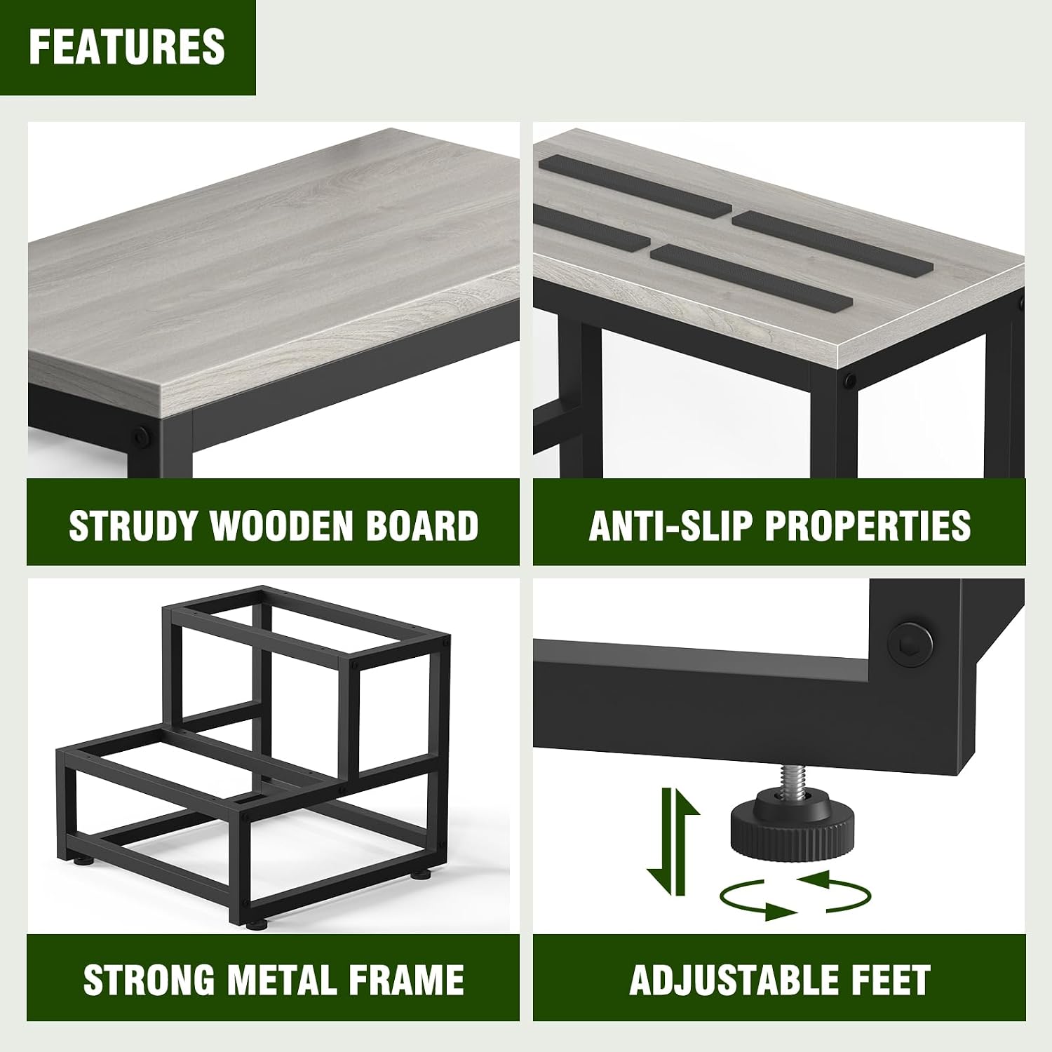 Thumbnail 3 de LIANTRAL Heavy Duty 2 Step Stool