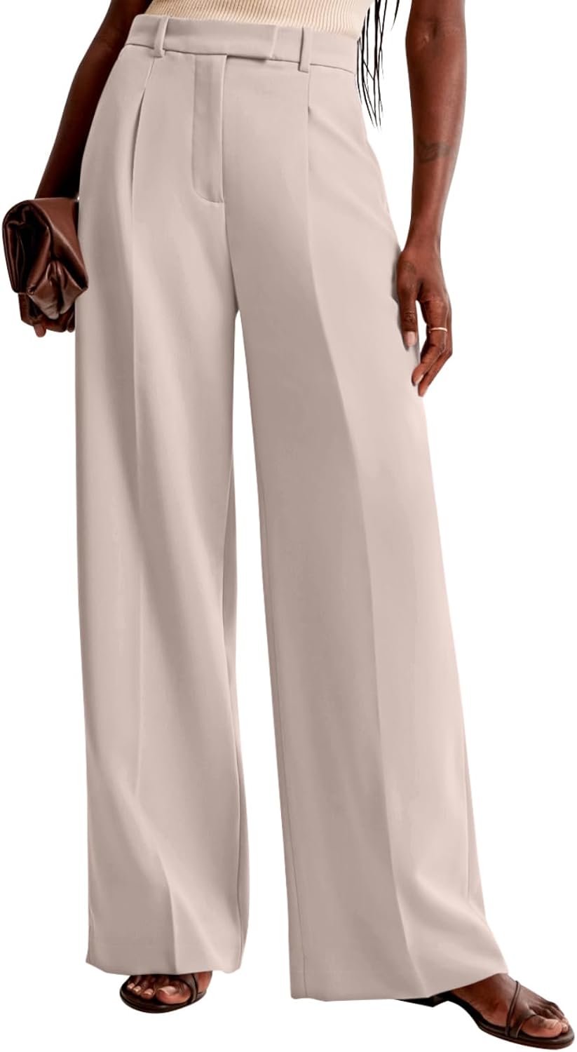 Detalle 2 de NIMIN Women's Wide-Leg Work Pants, 92% Polyester
