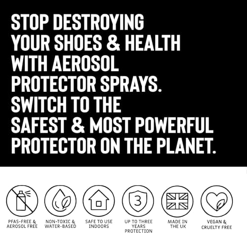 Detalle de Liquiproof LABS Shoe & Trainer Protector Spray – High-Performance, Non-Toxic Shield