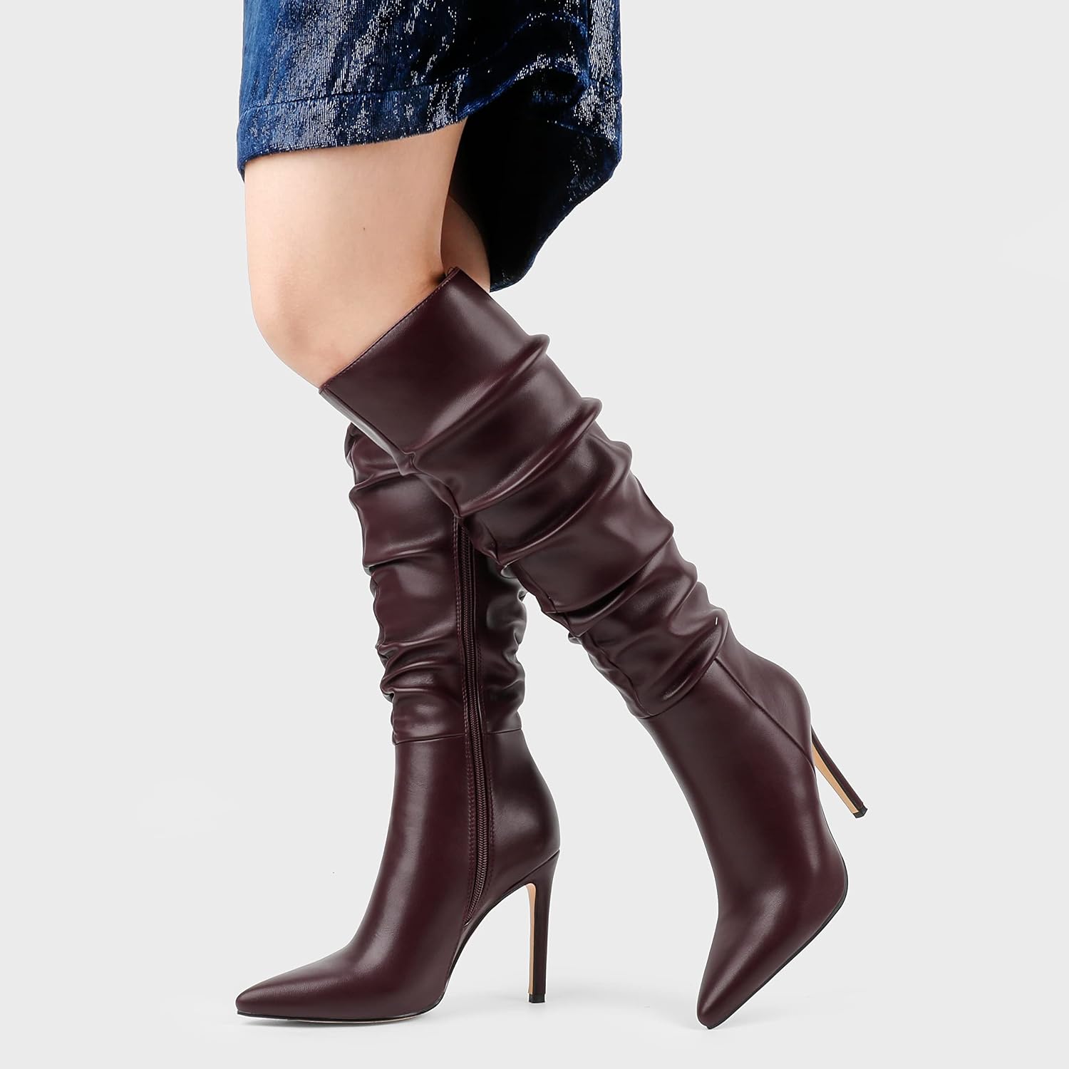 Thumbnail 6 de COLETER Knee High Stiletto Boots 4 inch