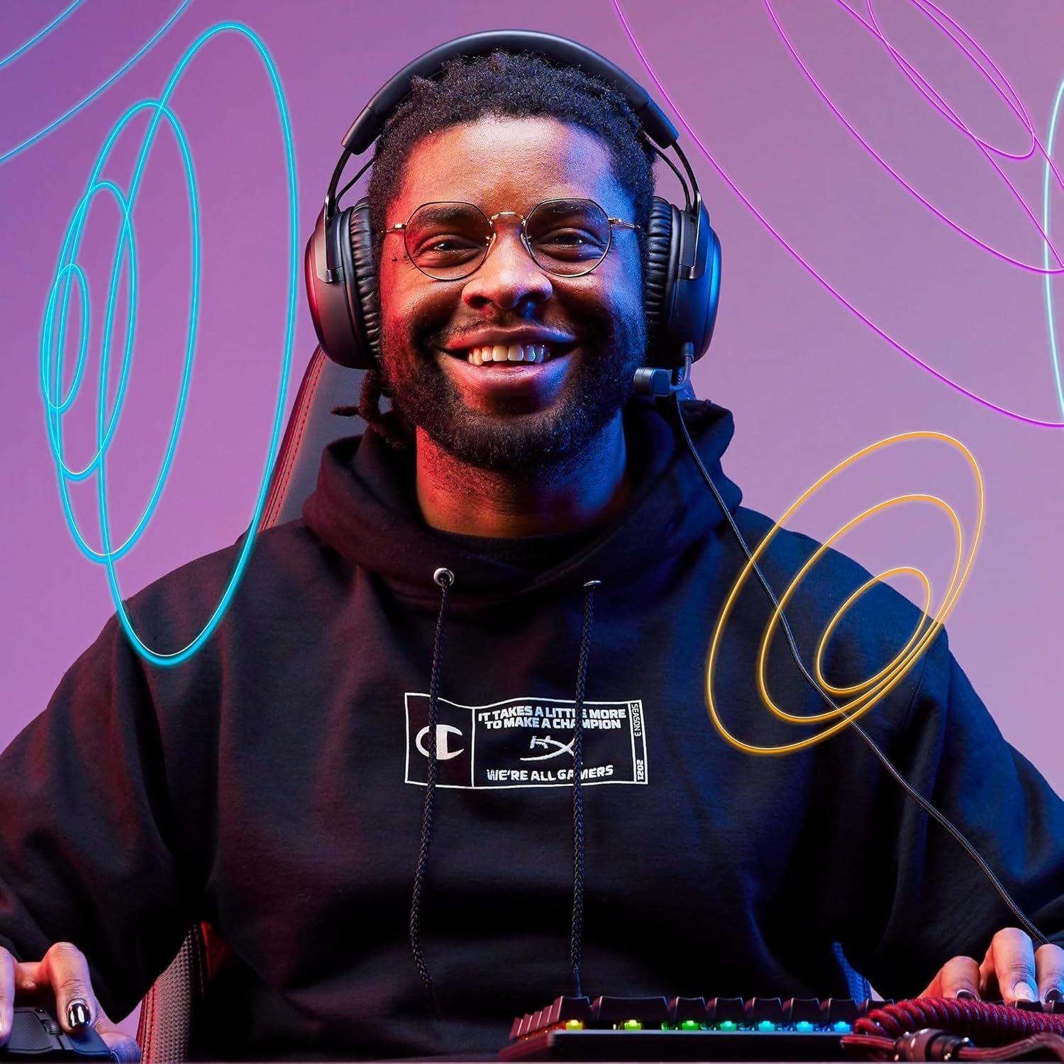 Thumbnail 5 de HyperX Cloud III kabelgebundenes Gaming-Headset (PC, PS5, Xbox Series X|S) mit 53-mm-Treibern, DTS und 10-mm-Mikrofon