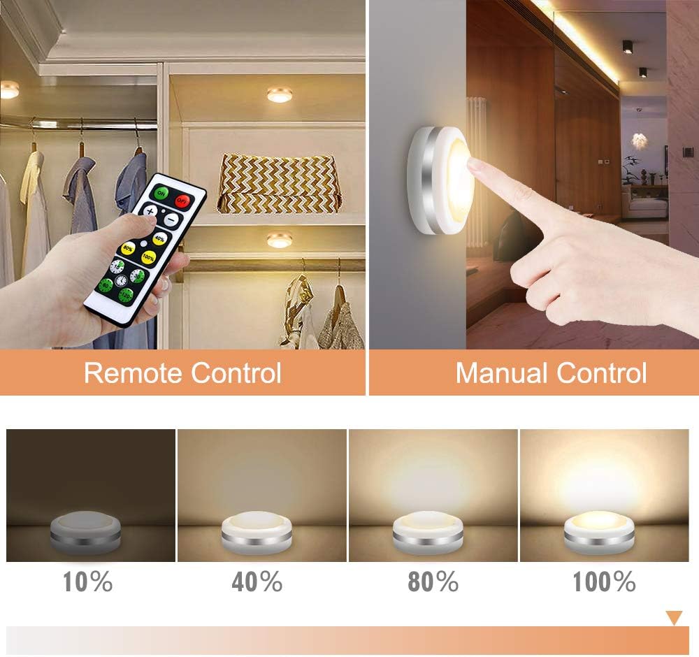 Thumbnail 3 de Bawoo Luz LED Inalámbrica 6 PCS 5 Perlas