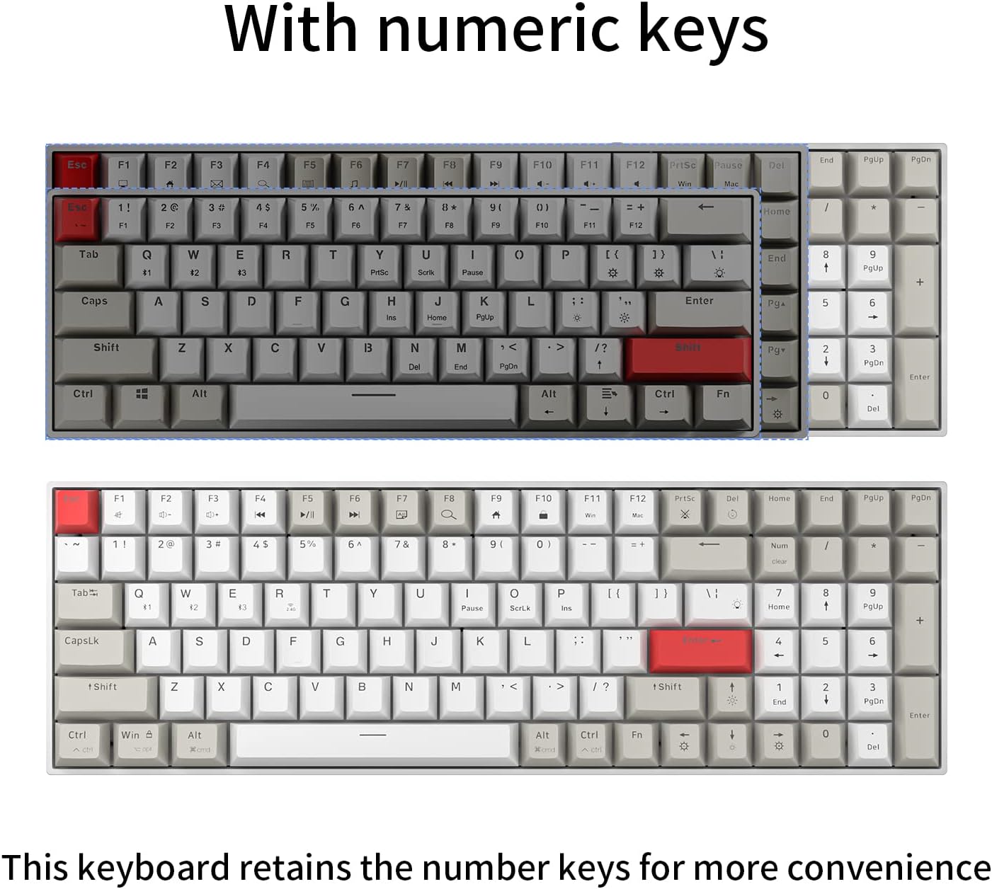 Thumbnail 5 de Newmen GM1000 wireless mechanical keyboard