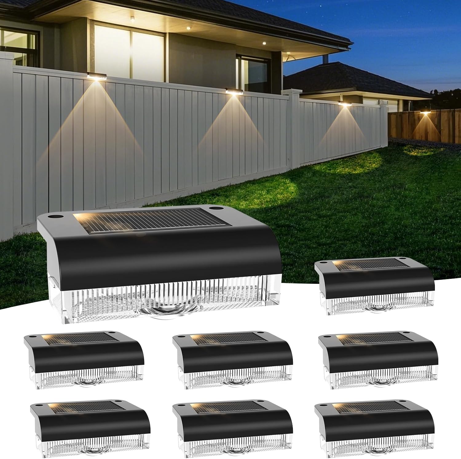 Thumbnail 6 de AGOTD Solar Wandleuchte Einstellbar 1200mAh