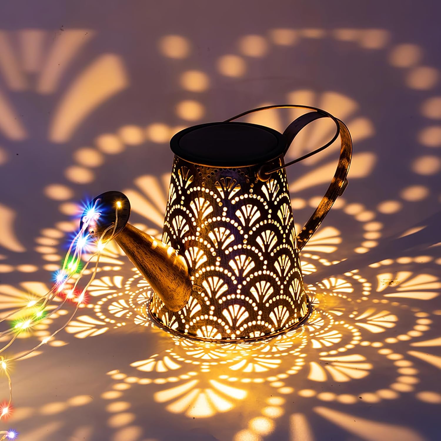 Thumbnail 1 de DeepDream Annaffiatoio solare LED impermeabile con catena vintage per giardino