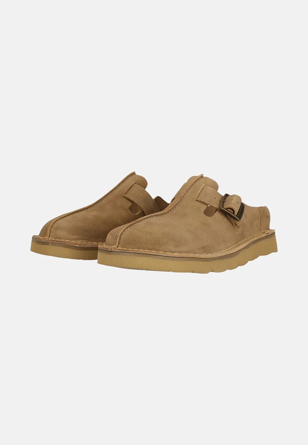 Thumbnail 2 de Clarks Solsbury Mule Sandal Homme en suède sombre